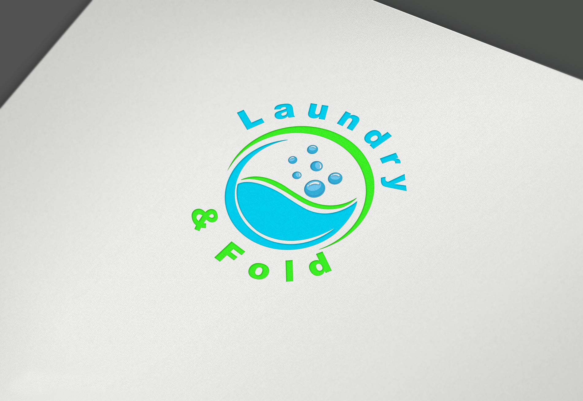Logo for Laundry Field: a blue and green circular emblem with bubbles and wavy lines, with the words 'Laundry Field' curved around the circle.